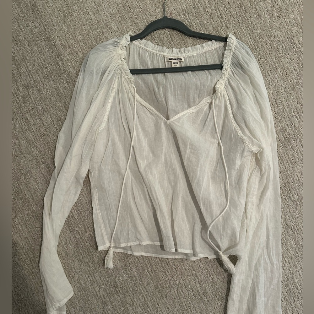 Sheer billabong top